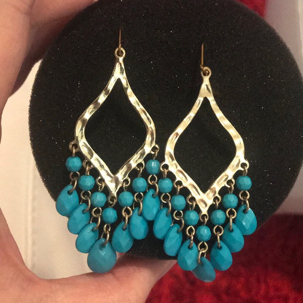Majestic Homme Gold plated fashion earrings
